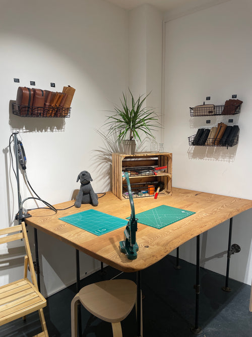 Håndværkerhjørne i butikken